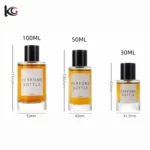 Round Glass Perfume Bottle – 30ml / 50ml / 100ml - Image 2