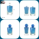 High Quality 100ml Square Thick Perfume Bottle China - Image 4