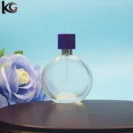 Flat Oval Shape Empty Perfume Bottles with Spray Sell in China