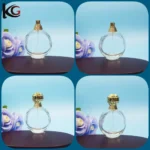 Elegant Gold Zinc Cap Antique Scent Perfume bottle with pump - Image 6