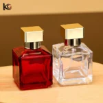 Wholesale 70ml 100ml Fragrance Square Glass Bottle Wholesale