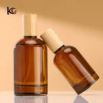 Wholesale Round 30ml 50ml 100ml Amber Perfume Bottle with cap and spray - Image 10