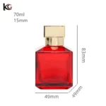 Wholesale 70ml 100ml Fragrance Square Glass Bottle Wholesale - Image 6