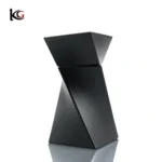 75ml Elegant Glass Perfume Bottle with Cap, Unique Design Refillable Atomizer for Fragrance & Cosmetics - Empty Decanter Bottle - Image 6