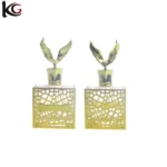 Good Quality Metal Square Perfume Bottle 100ml with zinc cap
