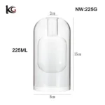 Modern European Style Double-Walled Glass Diffuser Bottles - Elegant Aromatherapy Containers (45ml-245ml) - Bulk Wholesale & Custom Logo Service - Factory Direct - Image 6