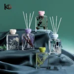 100ml 120ml 150ml 200ml Glass Diffuser Bottle Square Shape with Screw Cap - Image 7