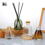 Wholesale Ombre Glass Bottles - Empty Flame-Free Diffuser Bottles with Reed Sticks for Custom Home Fragrance & Bulk Decor