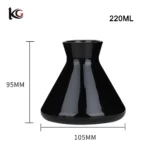 220ml Nordic Style Glass Diffuser Bottle - Flared Cone Shape, Reed Sticks & Ins Aesthetic Home Decor - Image 7
