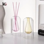 Creative Double-Layer Glass Diffuser Bottles - Minimalist Colorful Aromatherapy Vases for Modern Home Decor - Image 3