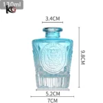 130ml Wholesale Custom Glass Diffuser Bottles - Gradient Color Empty Aromatherapy Bottles for Scented Oil & Reed Diffuser Packaging Bulk Empty Glass Perfume Bottles - Custom Gradient Color Bottles for Home Fragrance, Diffuser & Packaging Supplies - Image 5
