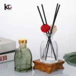 Wholesale Ombre Glass Bottles - Empty Flame-Free Diffuser Bottles with Reed Sticks for Custom Home Fragrance & Bulk Decor - Image 2