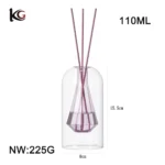 Creative Double-Layer Glass Diffuser Bottles - Minimalist Colorful Aromatherapy Vases for Modern Home Decor - Image 4