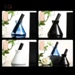 220ml Nordic Style Glass Diffuser Bottle - Flared Cone Shape, Reed Sticks & Ins Aesthetic Home Decor - Image 8