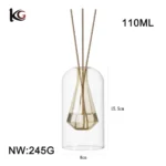 Creative Double-Layer Glass Diffuser Bottles - Minimalist Colorful Aromatherapy Vases for Modern Home Decor - Image 5