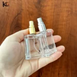 15ml Clear Glass Perfume Atomizer with Threaded Neck - Refillable Spray Bottle for Fragrance and Cosmetics - Image 6
