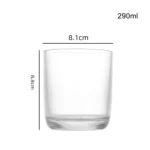 Glass Candle Cup 290ml - Image 2