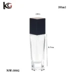 Wholesale 30ml Clear Matte Foundation Bottle China Supplier - Image 2