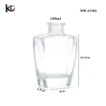 Cylindrical glass base bottle 9999 (XX26) - Image 3