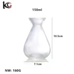 Cylindrical glass base bottle 9999 (XX17) - Image 2