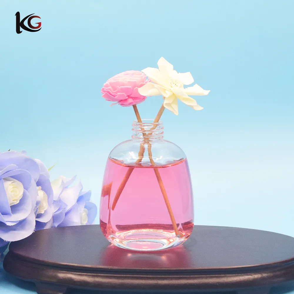 Diffuser- (7) Cylindrical glass base bottle 9999 (XX20) - Image 1