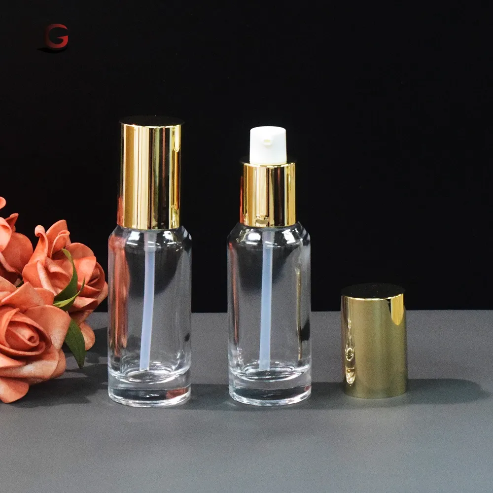 HQ20701 (13) Wholesale 30ml Clear Matte Foundation Bottle China Supplier - Image 1