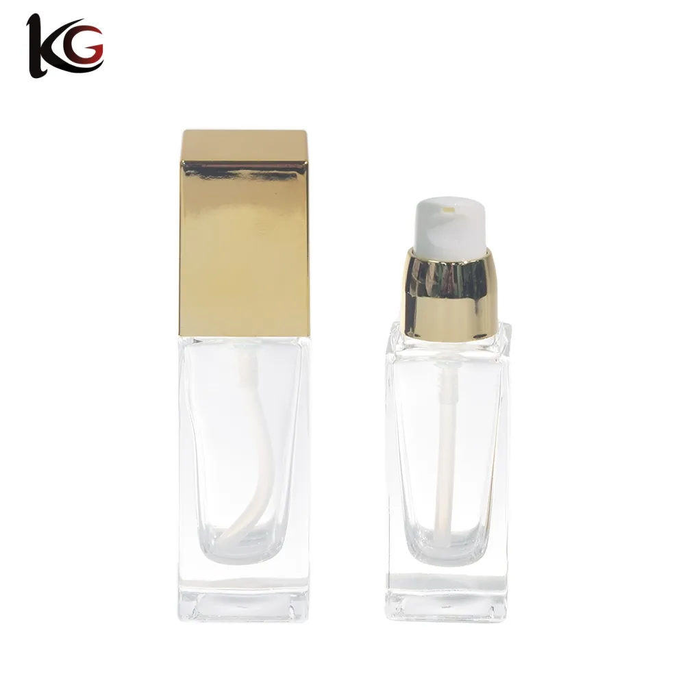 HQ20840 (9) Wholesale 30ml Clear Matte Foundation Bottle China Supplier - Image 1