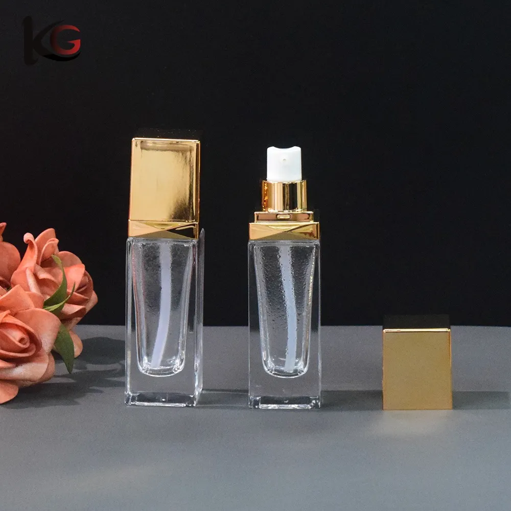 HQ20846 (13) Wholesale 30ml Clear Matte Foundation Bottle China Supplier - Image 1