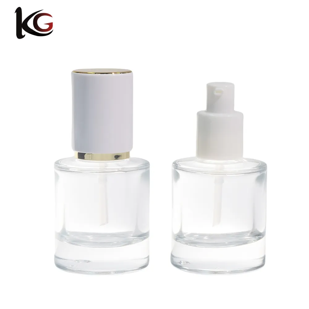 MS-97439 (12) Wholesale 40ml Clear Matte Foundation Bottle China Supplier - Image 1