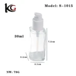 Wholesale 30ml Clear Matte Foundation Bottle China Supplier - Image 2