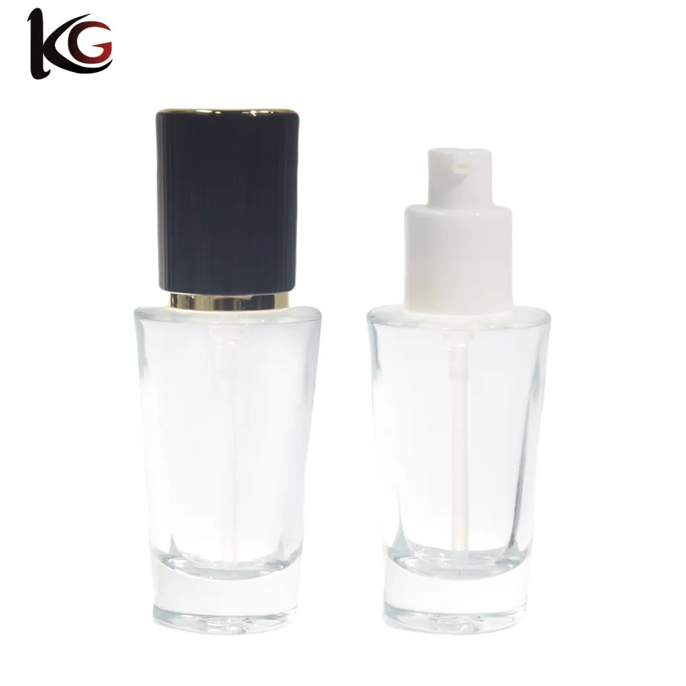 S-2953- (7) Wholesale 40ml Clear Matte Foundation Bottle China Supplier - Image 1
