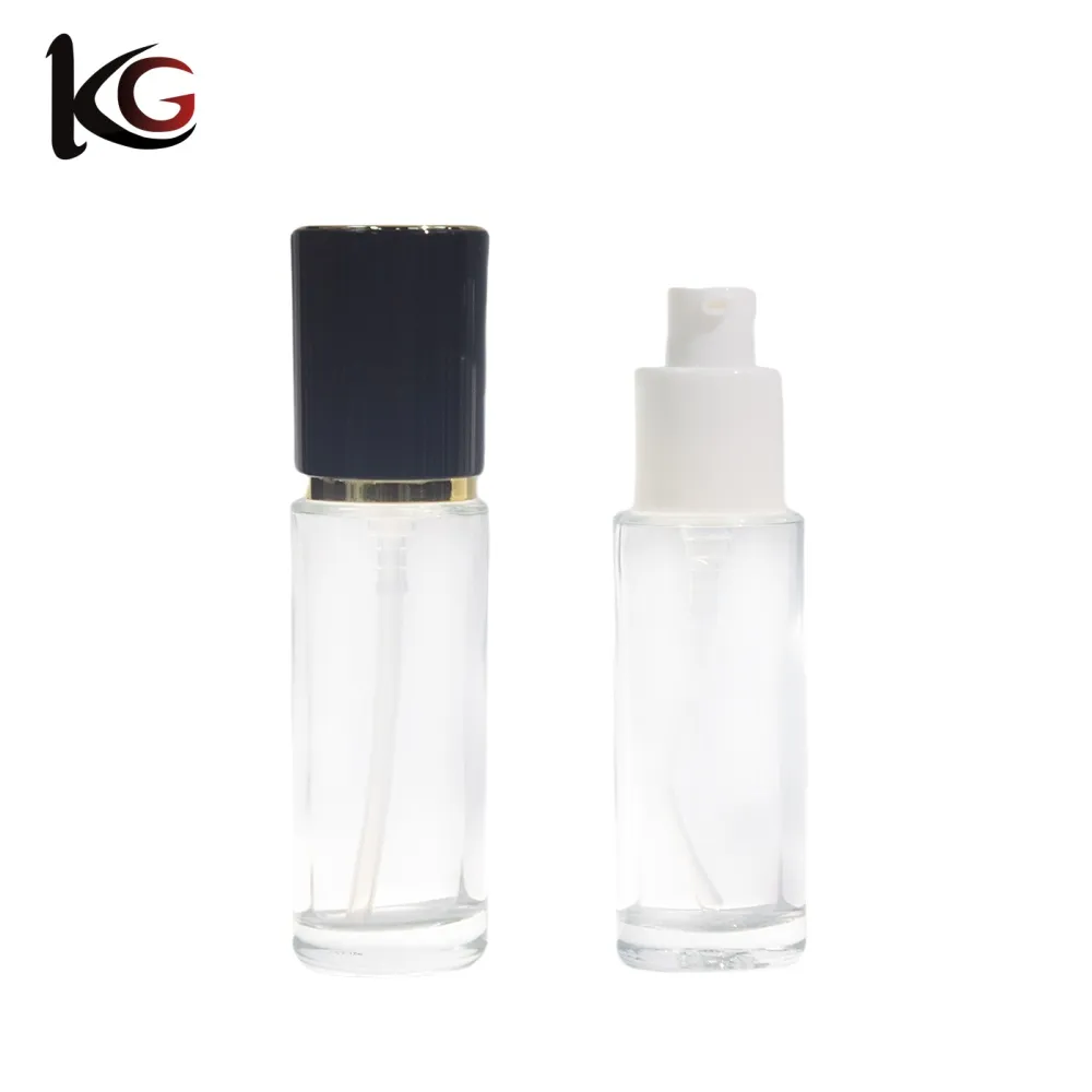 S-3347 Wholesale 40ml Clear Matte Foundation Bottle China Supplier - Image 1
