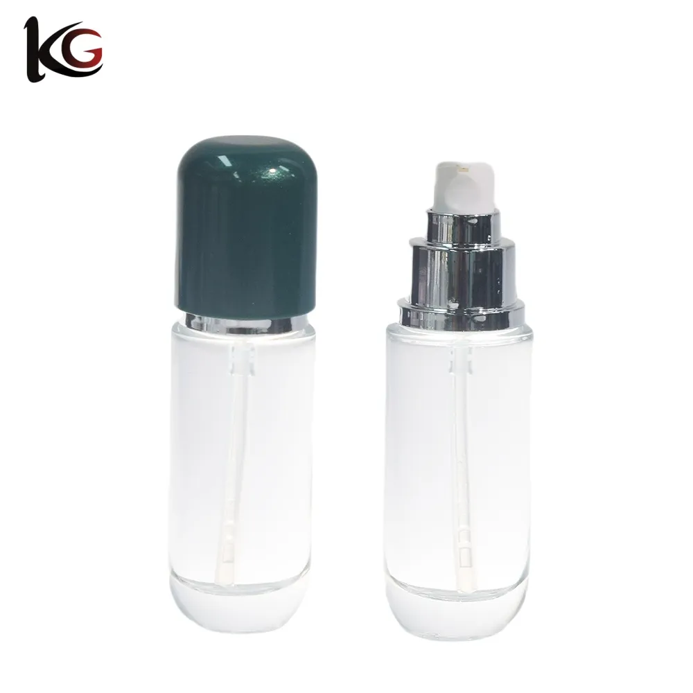 XZJ-0017 (6) Wholesale 40ml Clear Matte Foundation Bottle China Supplier - Image 1