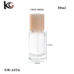 Wholesale 30ml Clear Matte Foundation Bottle China Supplier - Image 2