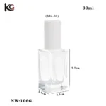 Wholesale 30ml Clear Matte Foundation Bottle China Supplier - Image 2