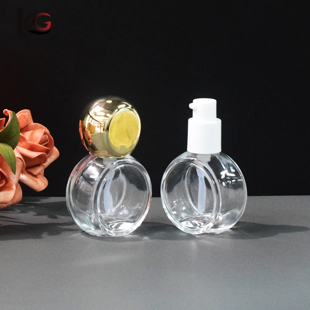 XZJ-F060 (16) Wholesale 40ml Clear Matte Foundation Bottle China Supplier - Image 1