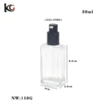 Wholesale 30ml Clear Matte Foundation Bottle China Supplier - Image 2