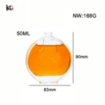 Kuulee Glass Round Flat 50ml 100ml Perfume Bottle Custom - Image 7