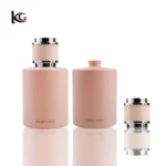 Guangzhou Custom Logo 50ml Round Perfume Pink Bottle Vendor