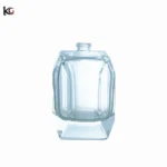 Heavy Thick Beautiful 100ml Clear Perfume Bottles with Zinc Alloy cap Kuulee Glass - Image 4